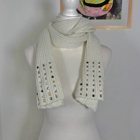 Paloma Wool Accessories - Y2k Bejeweled Knitted Scarf